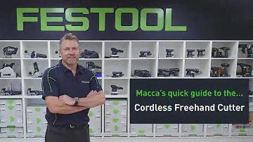 Quick guide to the Festool OSC 18 cordless multi-tool